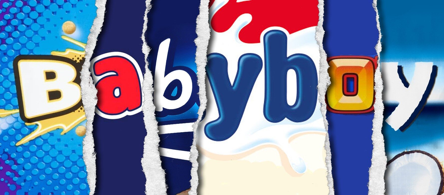 Baby Boy wrapper inc 100g Galaxy smooth milk chocolate bar