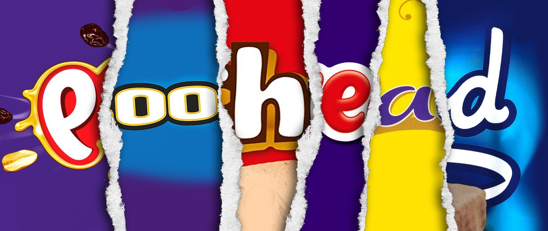 Poohead wrapper inc 100g Galaxy smooth milk chocolate bar